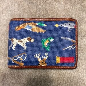 Smathers & Branson needlepoint wallet